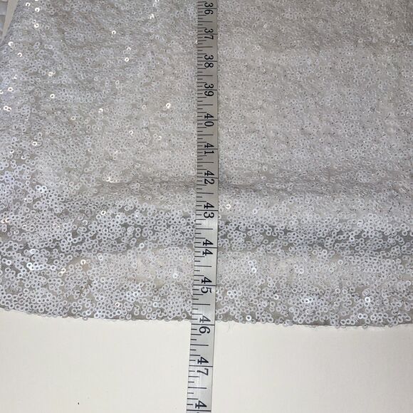 NWT Badgley Mischka Belle Bridal Gown Formal Wedding Dress White Sequins 6 NEW - Picture 12 of 16